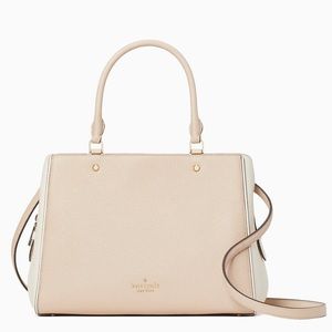 Kate Spade Leila ColorBlock Pebbled Triple Component Satchel